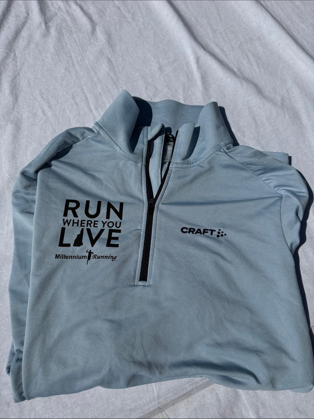 RUN NH Millennium Running Craft Quarter Zip Top - Picture 6 of 6